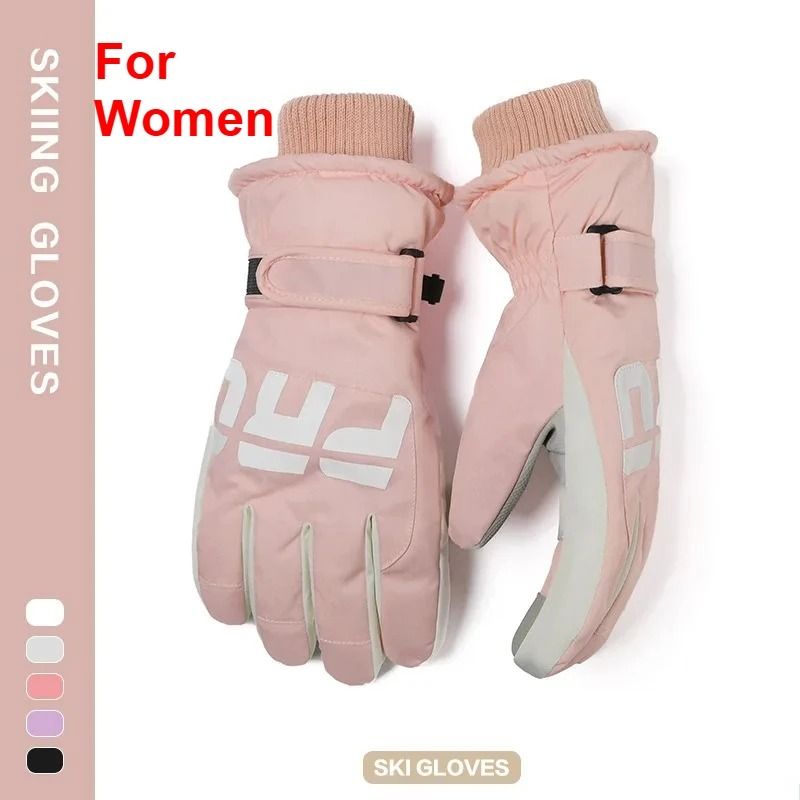 Winter Cycling & Ski Gloves – Waterproof Thermal Protection with Touchscreen Pocket