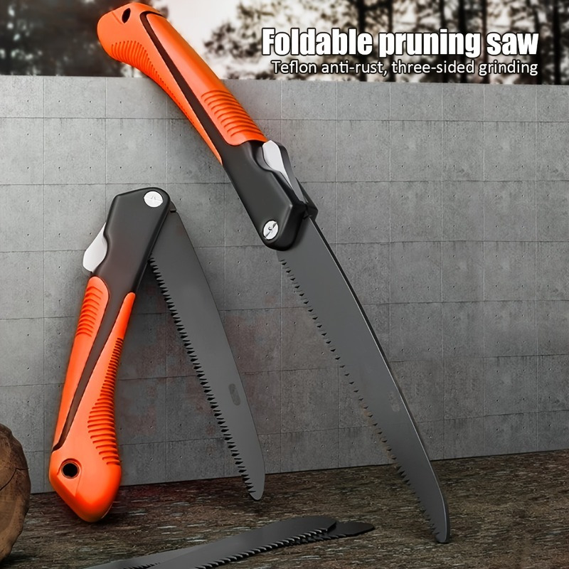 Versatile Folding Hand Saw for Quick Wood, Bamboo, and Plastic Pipe Cutting Ideal for Pruning, Carpentry & Home Repair