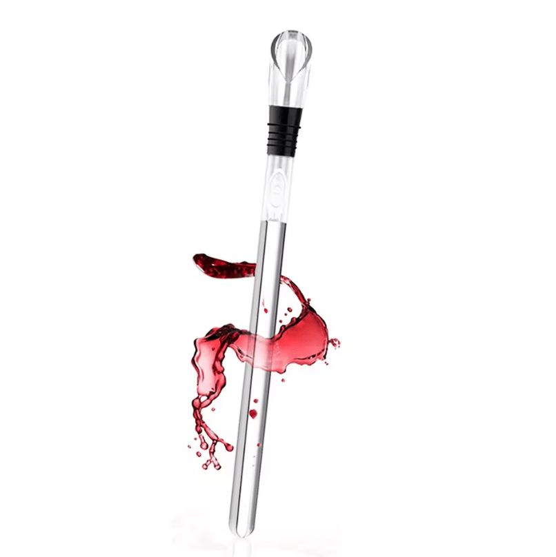 Rapid Iceless Ice Wine Chiller Stick – Stainless Steel Wine Bottle Cooler & Pourer