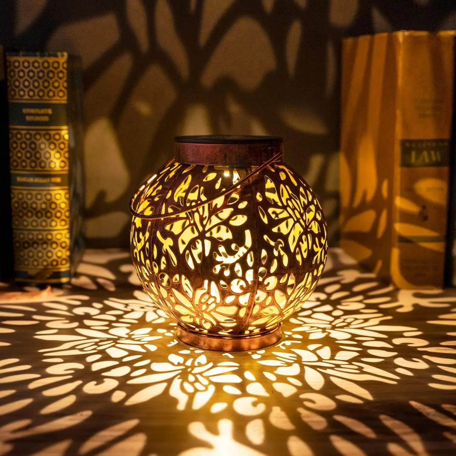 Solar Hollow Projection Garden Lantern