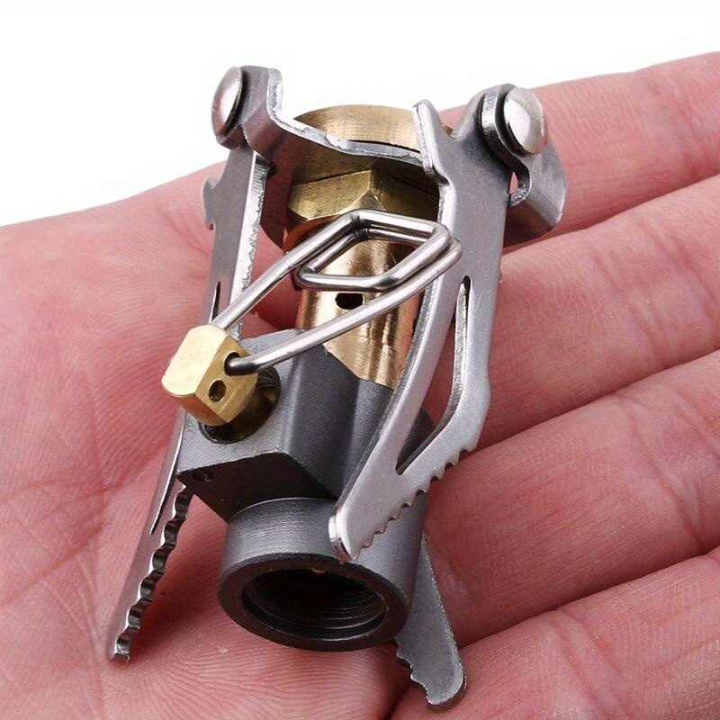 Folding Camping Gas Stove Compact Outdoor Burner for Hiking Backpacking Cooking