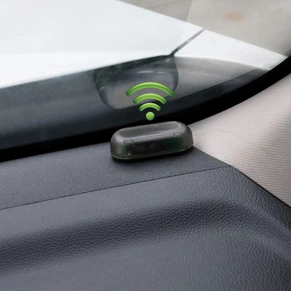 SolarGuard Dummy Car Alarm Light – Solar Powered Fake Security LED Anti-Theft Warning