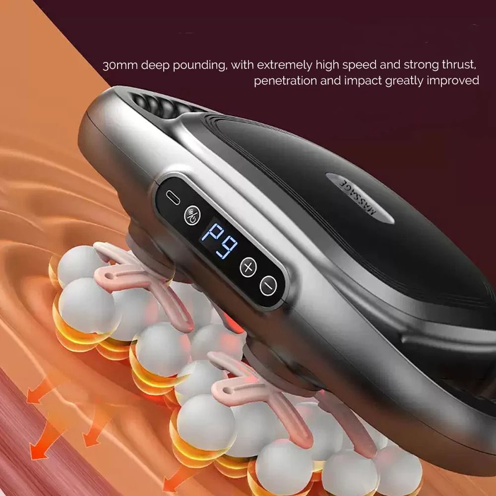 Product Name 22 Head Fascia Gun High Frequency Vibration Body Massage Gun