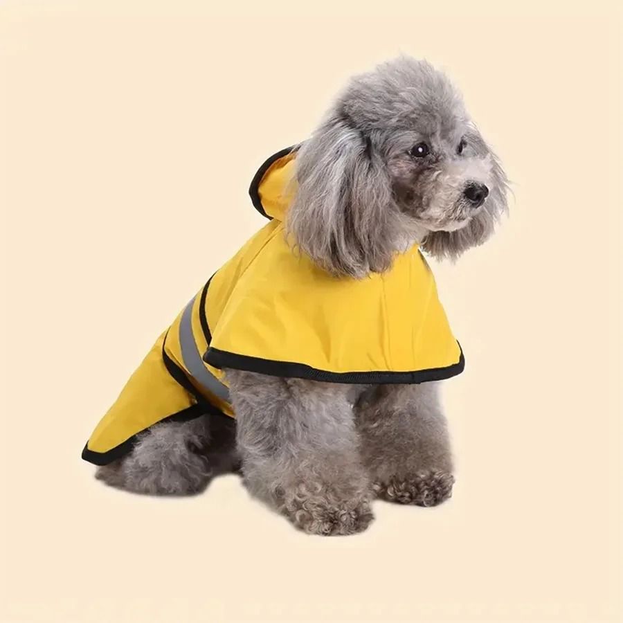 Adjustable Waterproof and Windproof Dog Raincoat