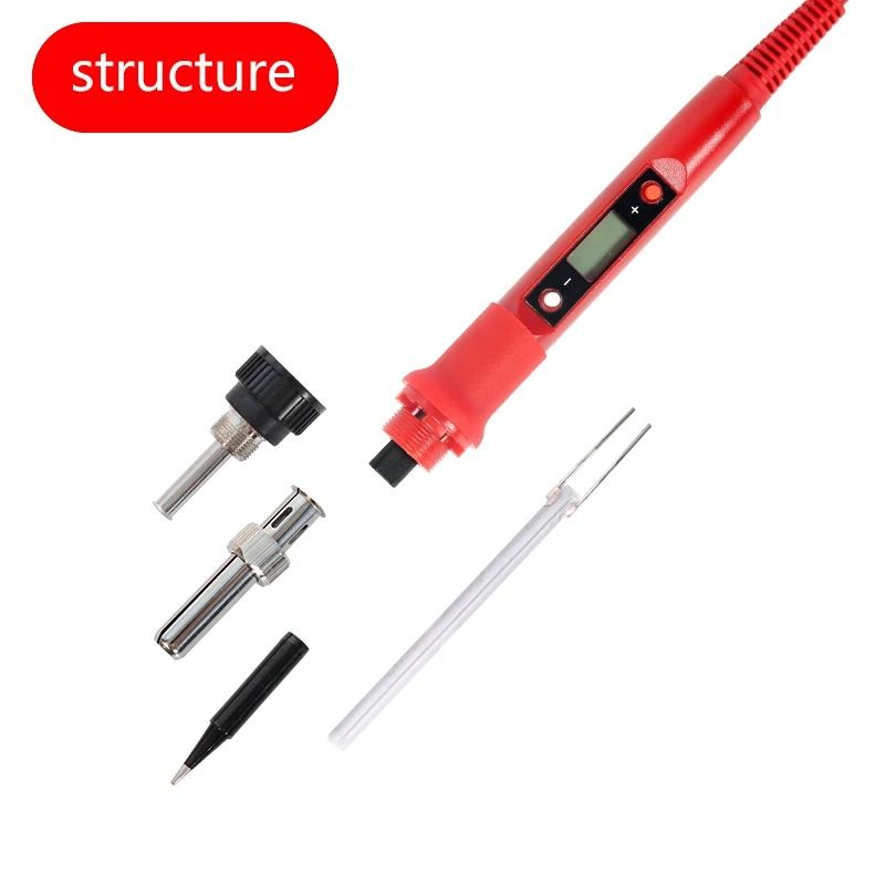 Temperature Electric Soldering Iron Kit 80W LCD + Multimeter Tool Set