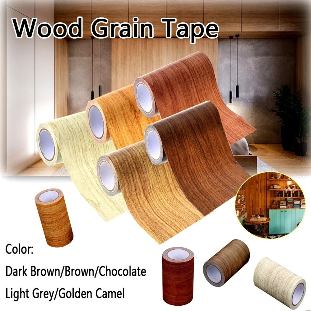 Wood Grain Repair Tape Self Adhesive Furniture Patch for Scratch and Surface Fix