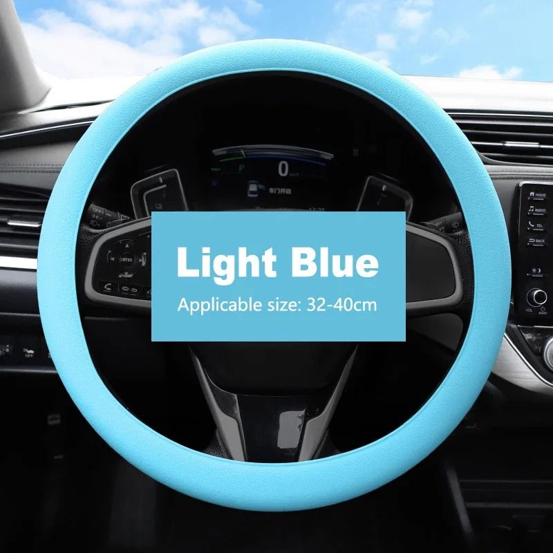 Universal Silicone Steering Wheel Cover Soft Elastic Grip