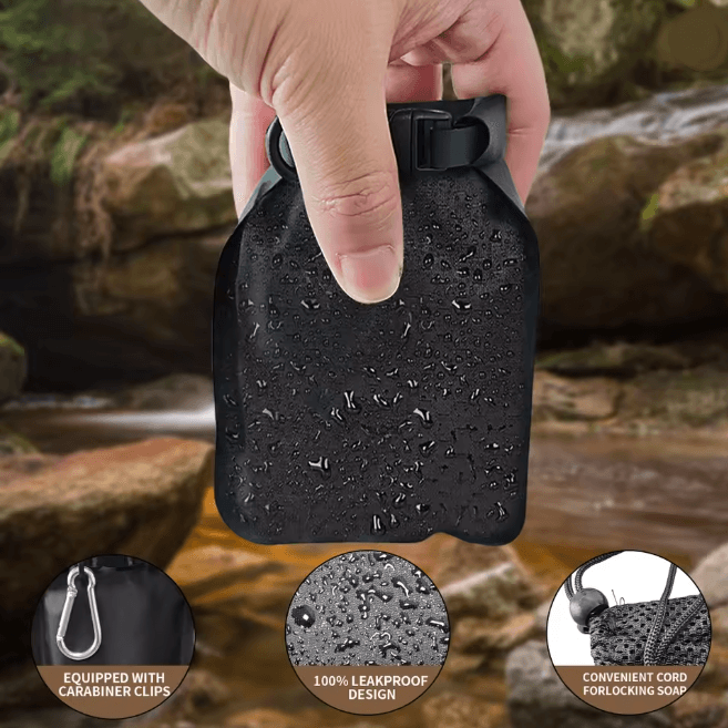 DrySafe Waterproof Soap Bar Travel Case Leakproof Soap Holder