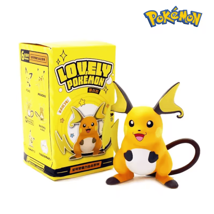 Pokemon Pokemon action figures Kawaii Pikachu Pichu Togedemaru Alola Raichu Mimikyu Anime Figures Toy Gift Set
