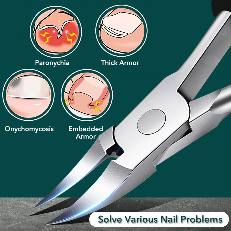 Nail Correction Toe Nail Clippers for Ingrown Toenails, Thick Nail Nippers Dead Skin Cutter Scissors Pedicure Care Plier