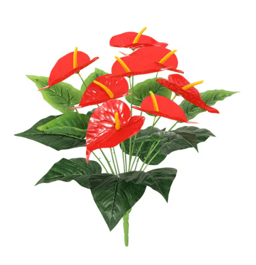 53cm Artificial Monstera Leaves Large Tropical Palm Fronds Decor