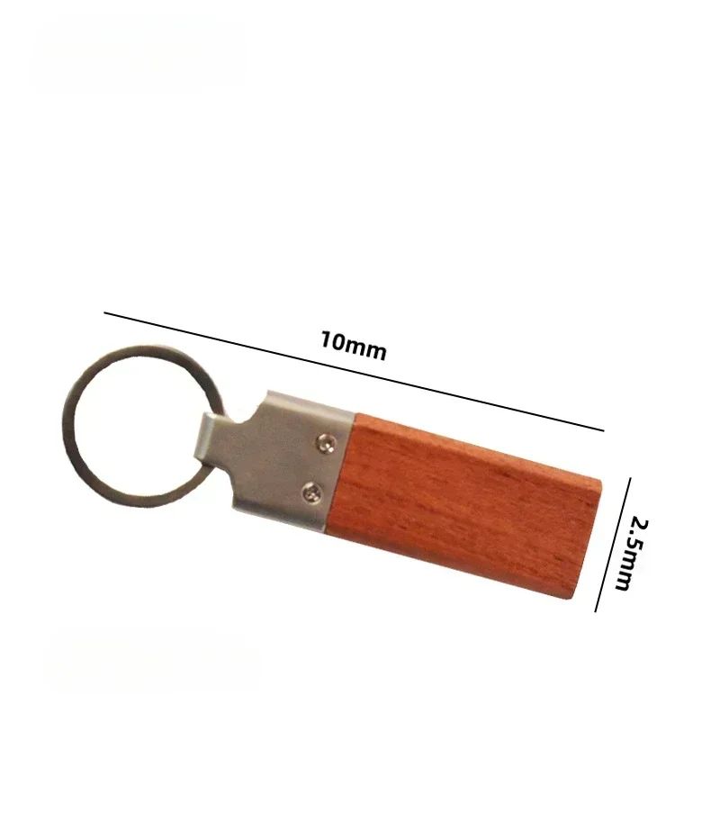Custom Laser Engraved Wood Keychain Personalized Name Key Ring Gift
