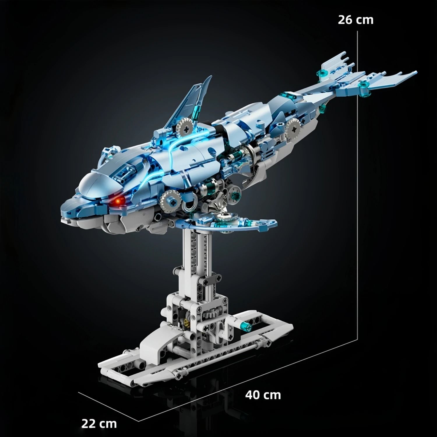 866PCS Mechanical Dragonfly Building Blocks STEM Construction Kit