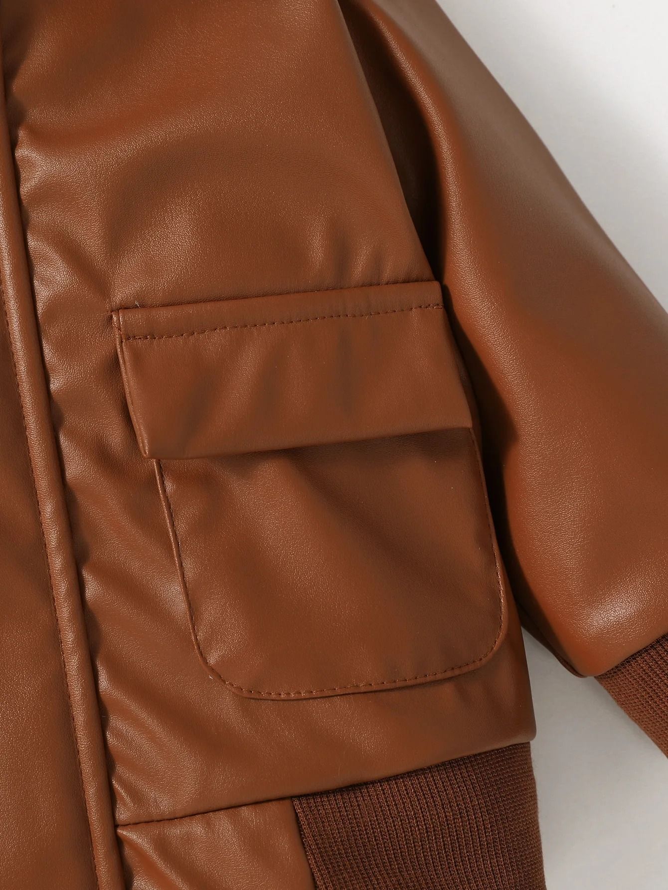 2024 Premium Baby Boys PU Leather Jacket - Fashion Fall/Winter Moto Outerwear