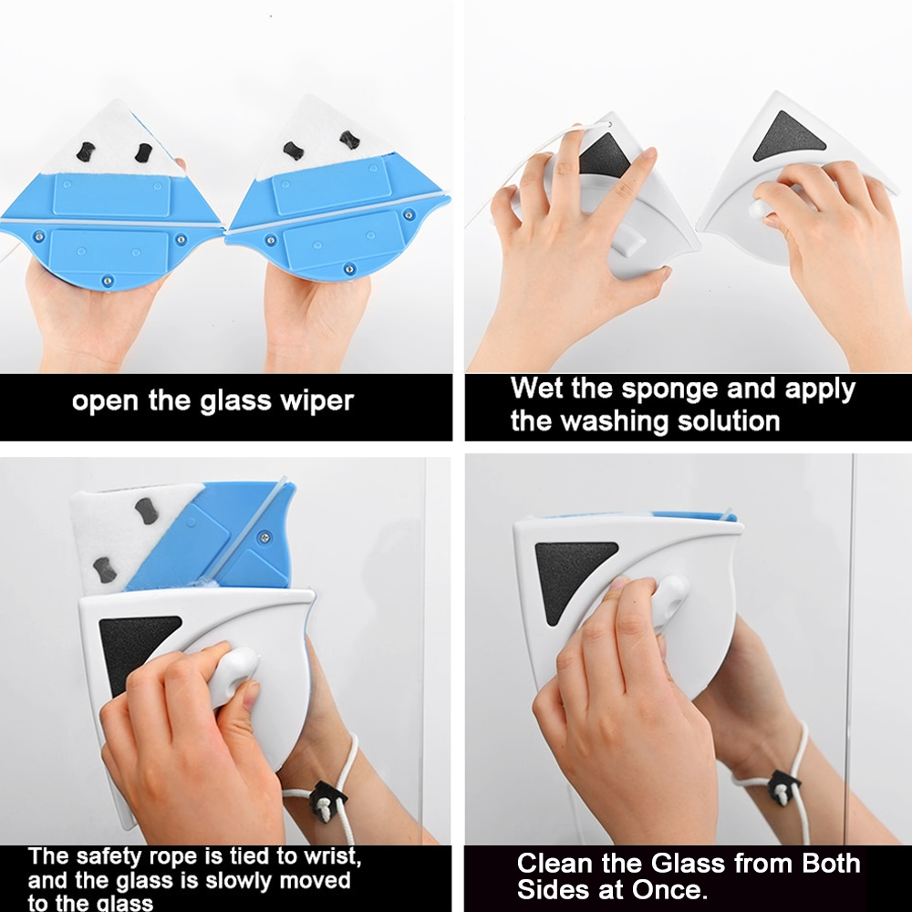 Glass Cleaner Magnetic Brush