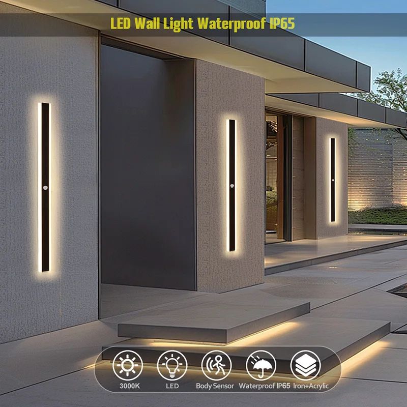 SmartGuard LED Outdoor Motion Sensor Wall Light IP65 Waterproof Garden & Porch Lamp