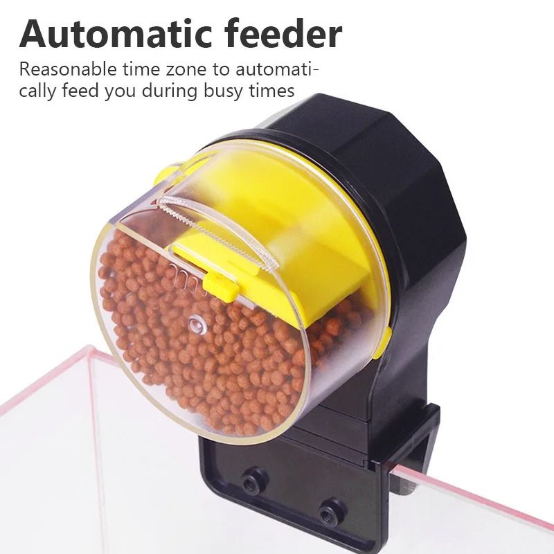 Automatic Fish Tank Feeder Intelligent Large Capacity Aquarium Feeder