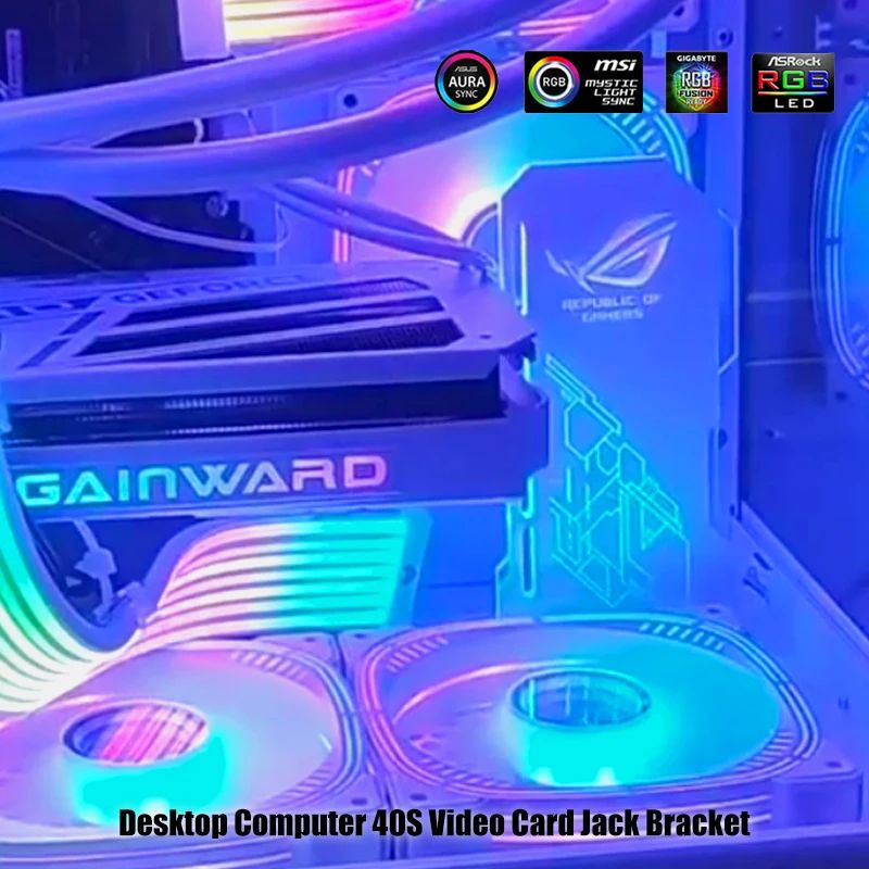 Faith Luminous ARGB Vertical GPU Holder & Graphics Card Jack Bracket