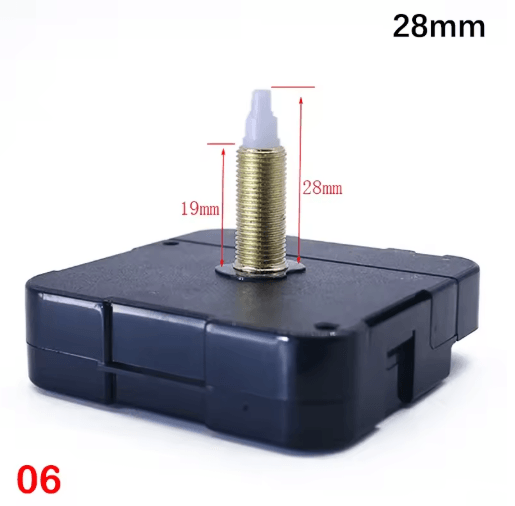Silent Quartz Clock Mechanism Kit Long Shaft DIY Wall Clock Movement