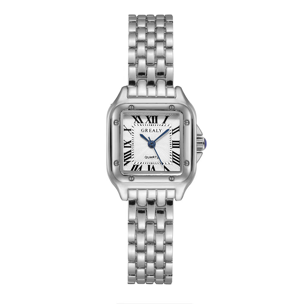 Luxury Gold Stainless Steel Ladies Fashion Quartz Watch with Bracelet