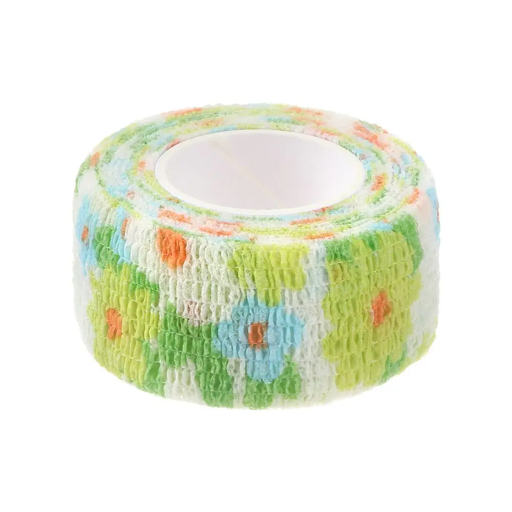 Printed Medical Self Adhesive Elastic Bandage Wrap Tape, Finger Joint and Knee First Aid Kit Pet Tape