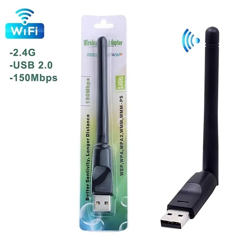 150Mbps Mini USB WiFi Adapter – High-Speed RTL8188 Wireless Network Card for PC, Laptop, & TV Box