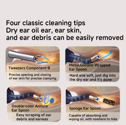 Bebird EarSight Smart Visual Earpick – Flexible ear wax removal tool with HD Camera & App Control