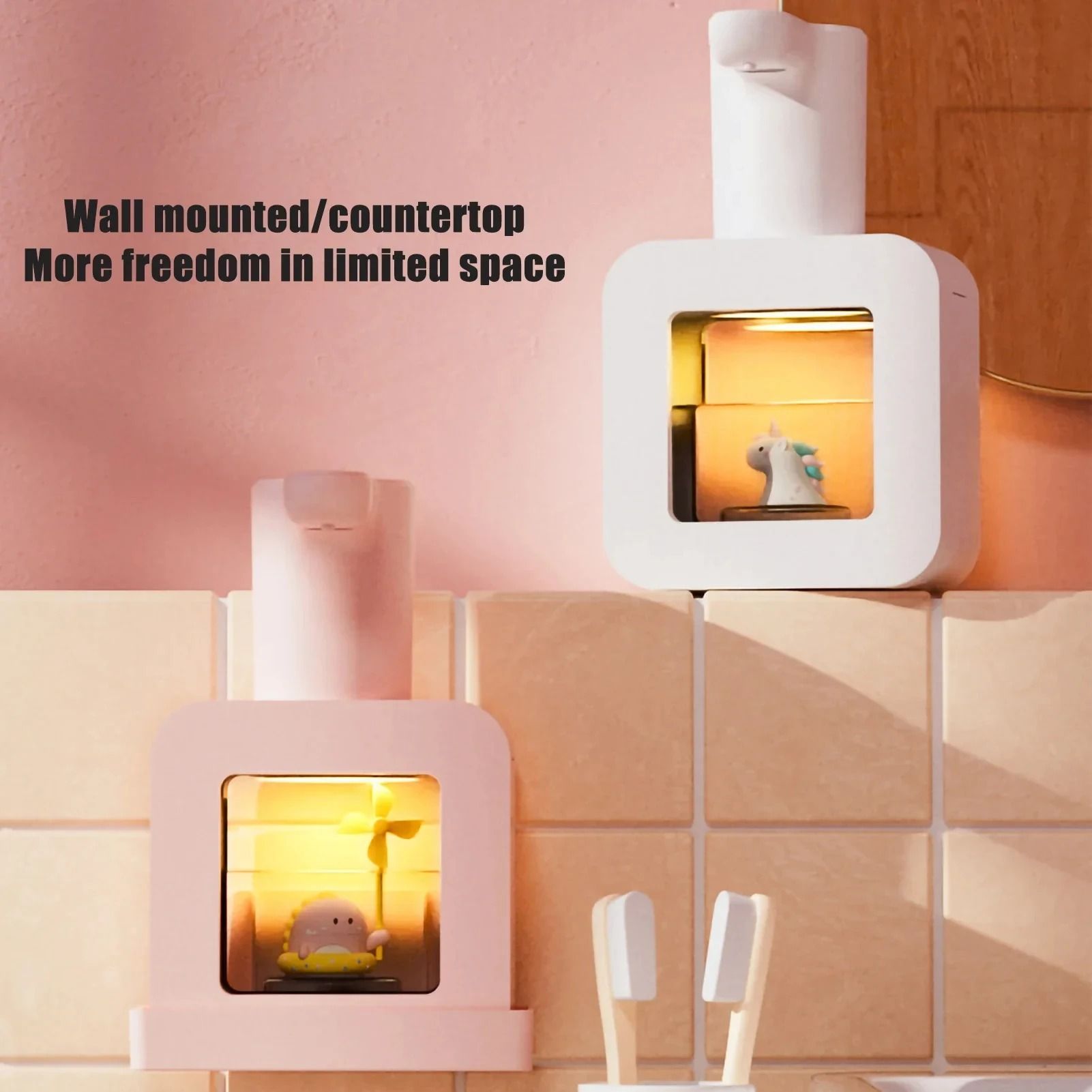 Professional 13.5 oz Automatic Cute Pet Soap Dispenser