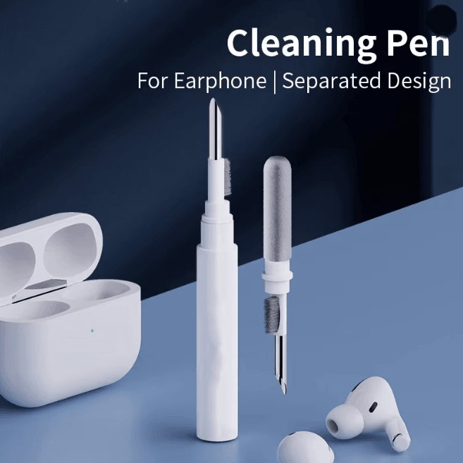 Wireless Earbuds Cleaning Kit Earphone Cleaning Pen Brush Tool for AirPods and Headsets