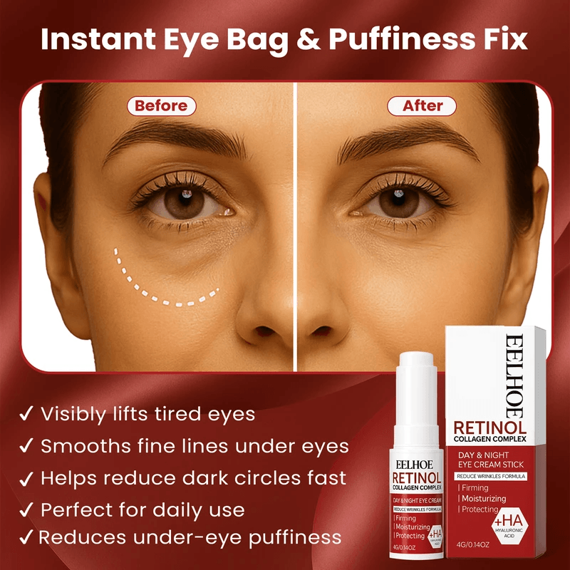 Instant Eye Bag Removal Cream, Reduce Puffiness & Dark Circles, Firm & Brighten
