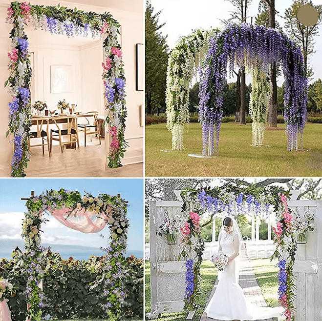 Artificial Wisteria Hanging Garland Vine