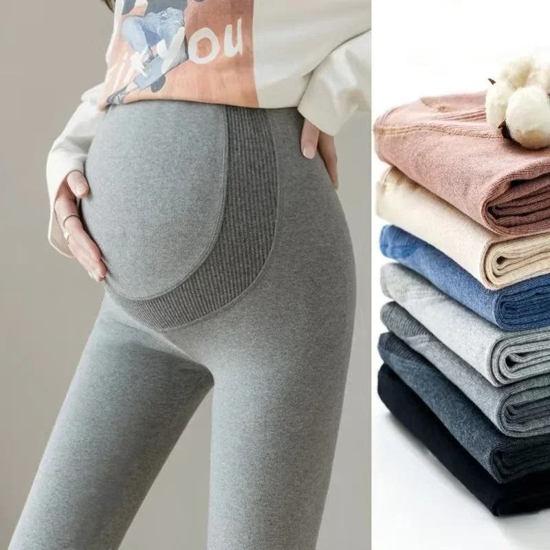 High-Waisted Maternity Support Leggings & Comfort Trousers