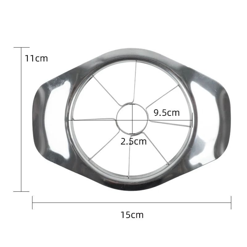 Upgraded Stainless Steel Apple Slicer and 8-Blade Fruit Divider
