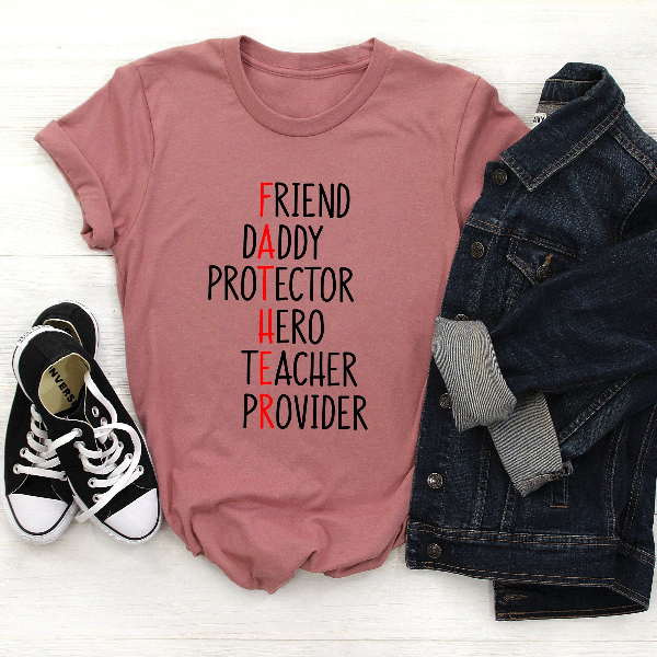 Dad Definition Shirt Father Hero Teacher Provider Tee