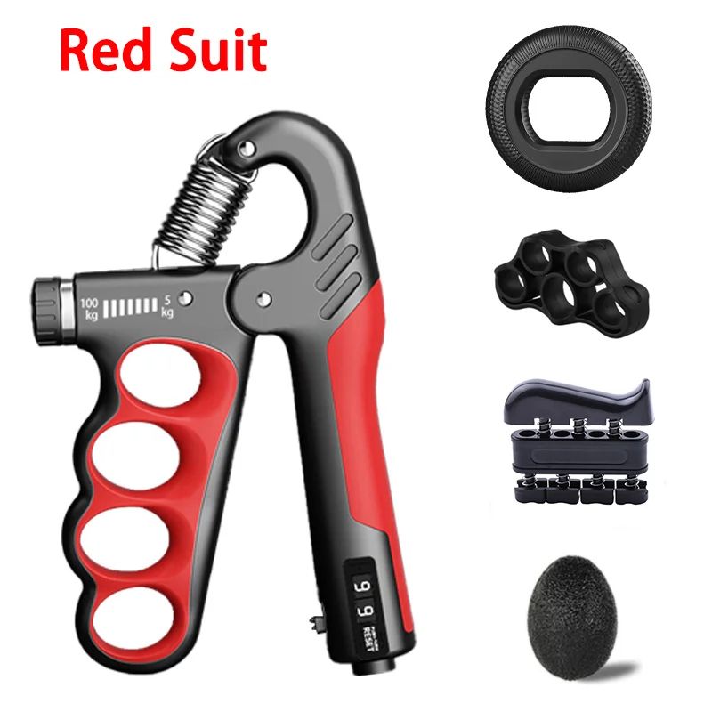 Premium Adjustable Hand Grip Strengthener & Grip Strength Trainer (5–150 kg Resistance)