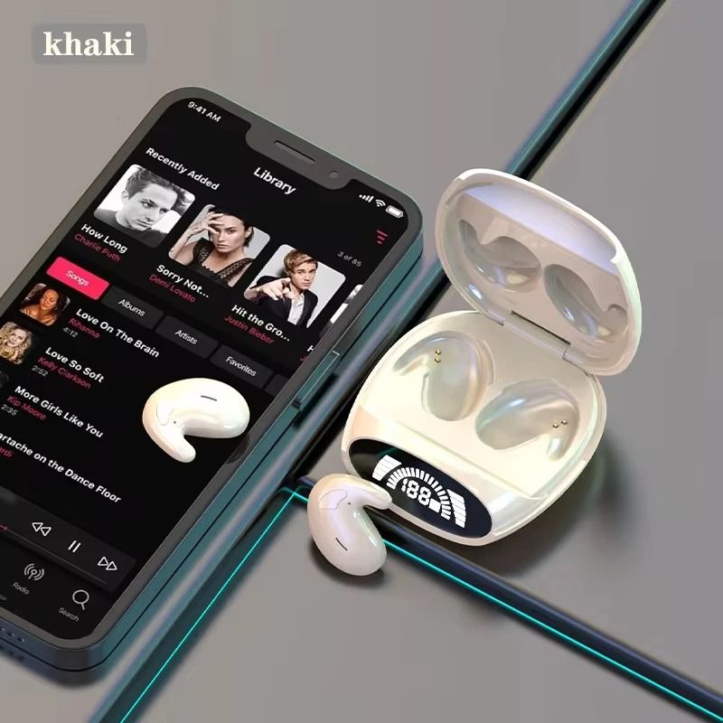 Invisible Bluetooth Sleep Earbuds with Noise Canceling Microphone and Waterproof Design