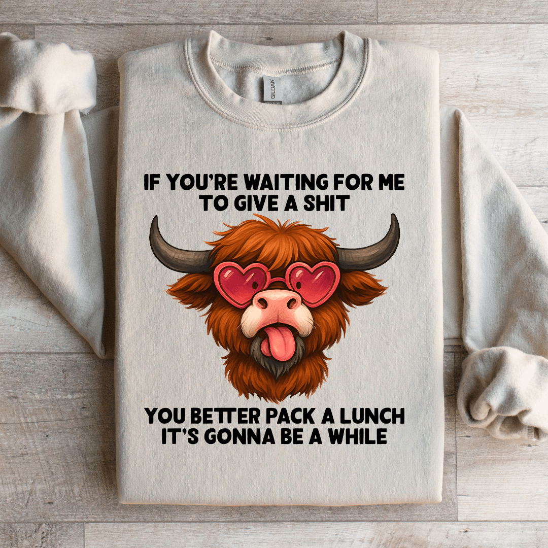 If You're Waiting For Me To Give A S-it Sweatshirt