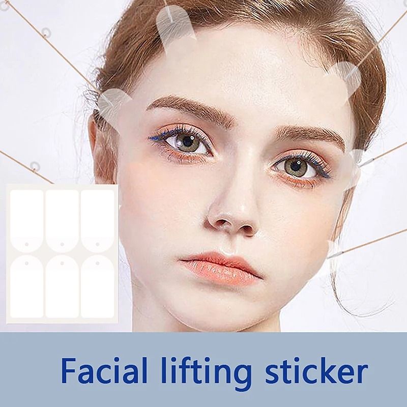 Invisible Thin Face Stickers V-Shape Fast Facial Lift Neck Eye Double Chin Wrinkle Makeup Tape
