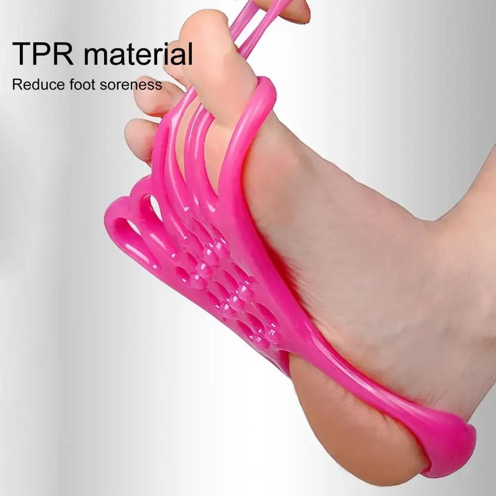 Ergonomic Pinched Toe Trainers and Arch Strengthening Yoga Straps