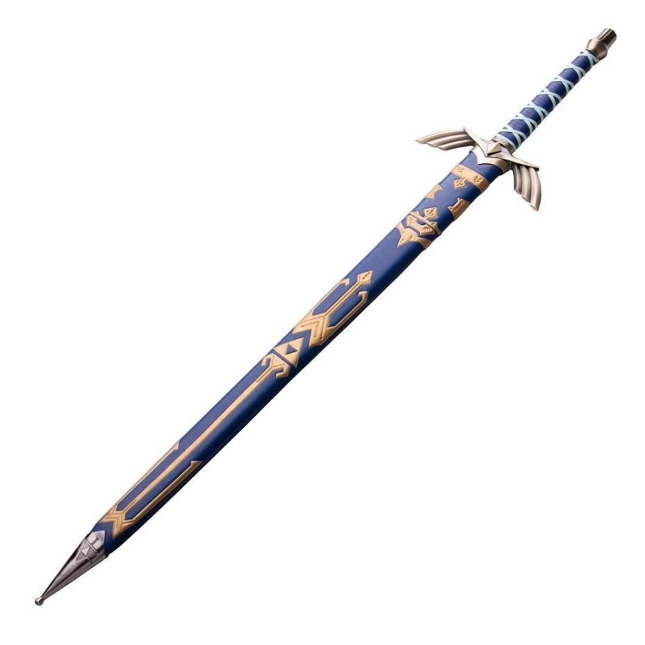 The Legend of Zelda Skyward Link's Master Sword With Scabbard. LOZ Replica Sword
