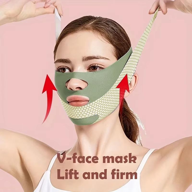 Face-Lift Sleep Face V Shaper – Facial Slimming Bandage to Reduce Double Chin and Shape Jawline