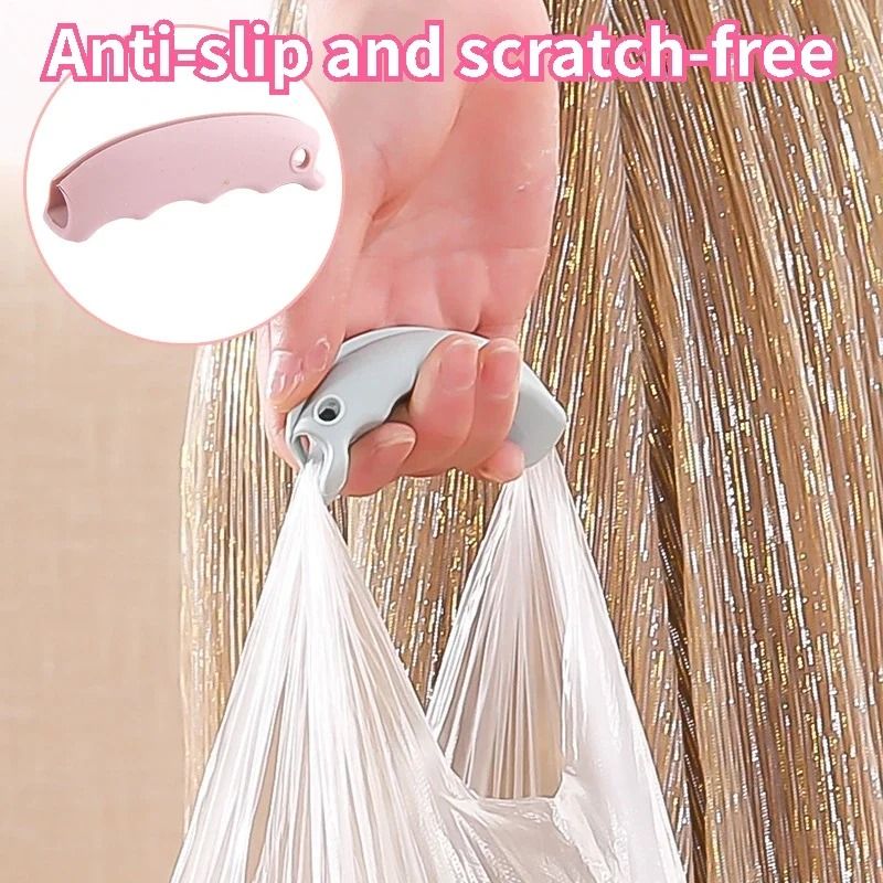 Silicone Grocery Bag Handle Clips Set of 3