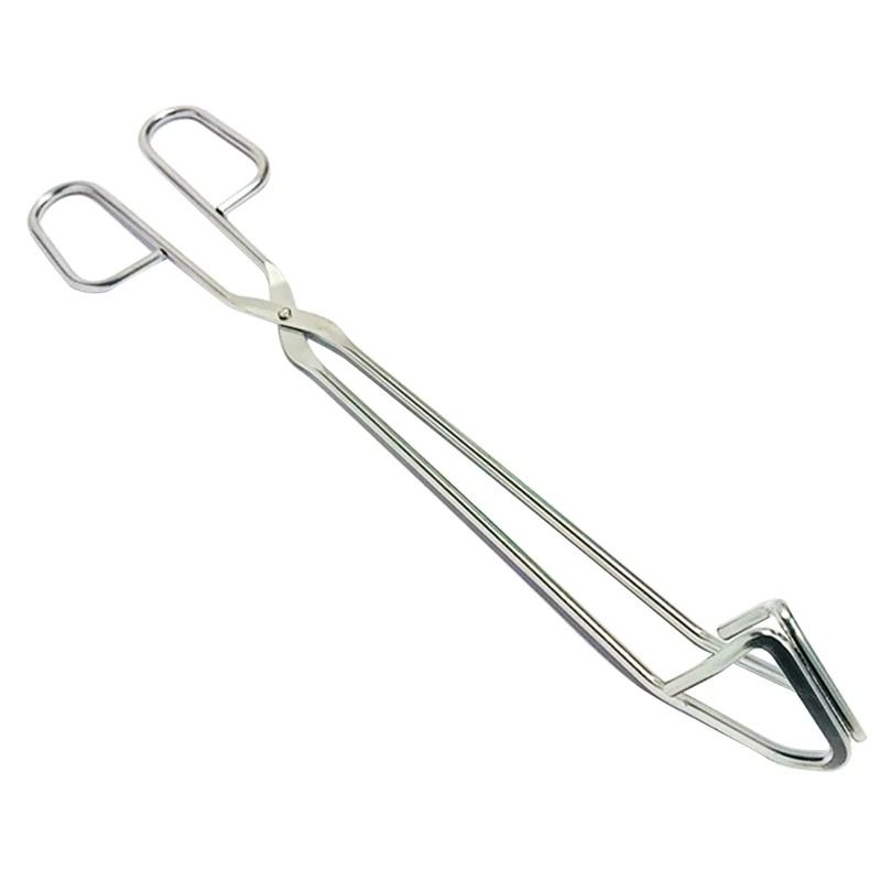 Stainless Steel BBQ Food Tongs Heat Resistant Grill Cooking Clip