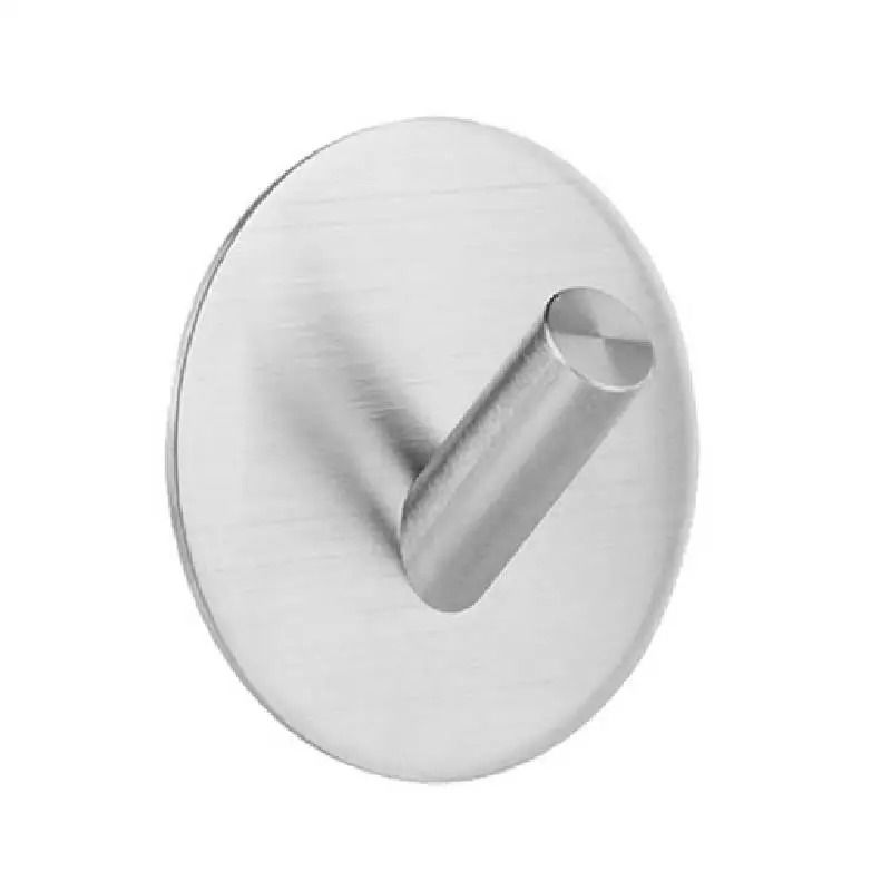 Aluminum Alloy Robe Hook Self Adhesive Rustproof Wall Coat Rack