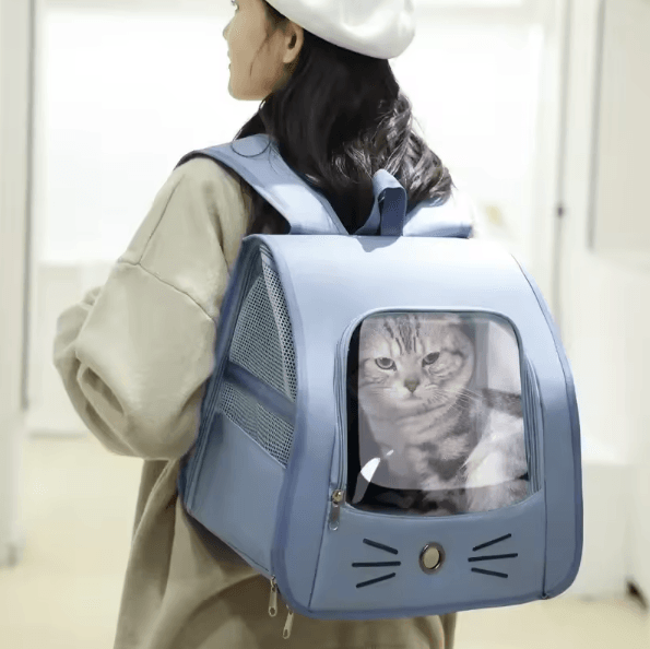 AirPaws Breathable Pet Carrier Backpack for Cats & Small Dogs Portable Travel Shoulder Bag Outdoor Comfort Carrier