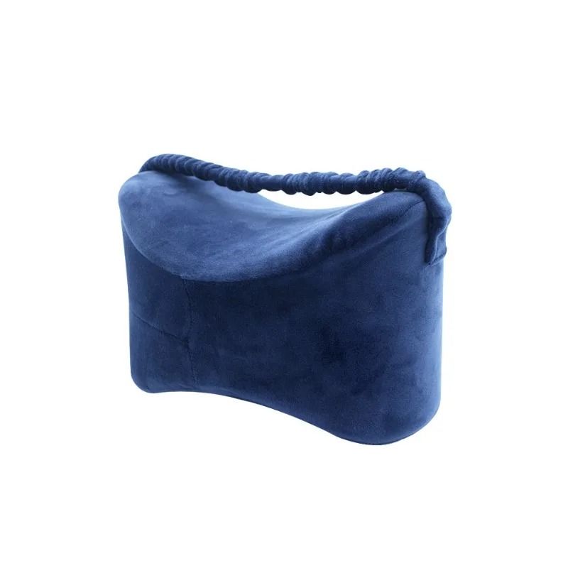 Velvet Memory Foam Knee and Leg Support Pillow for Comfortable Sleep