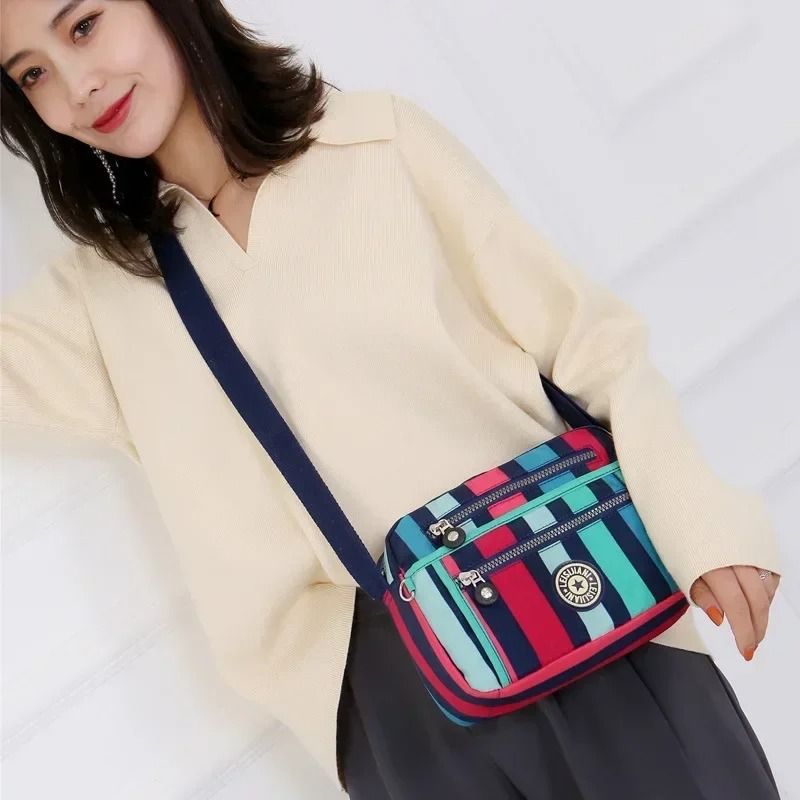 Versatile Waterproof Nylon Messenger Bag