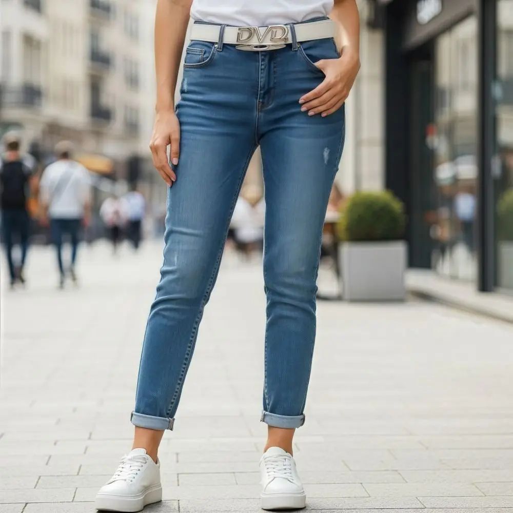 Nostalgic English Buckle Womens Fashion Belt