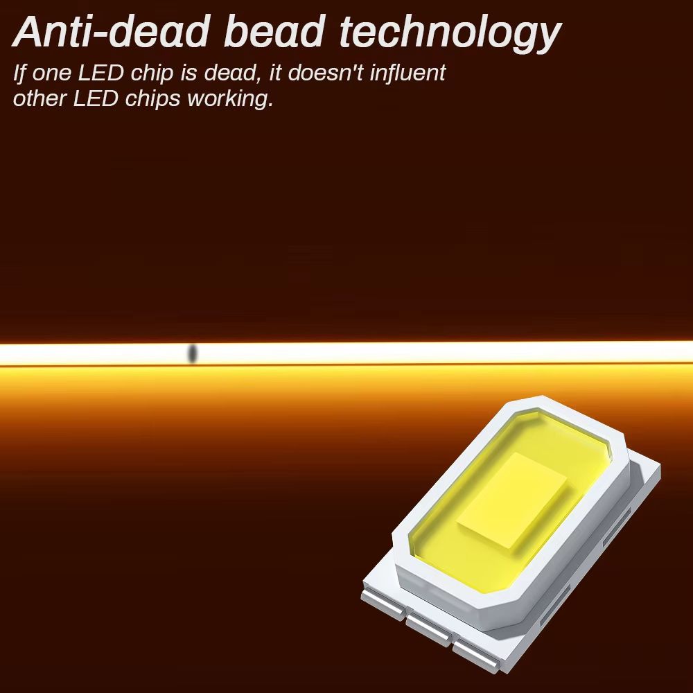 LumiFlex COB LED Strip Light – 3mm/5mm Ultra-Slim Dimmable 12V/24V High-CRI Lighting
