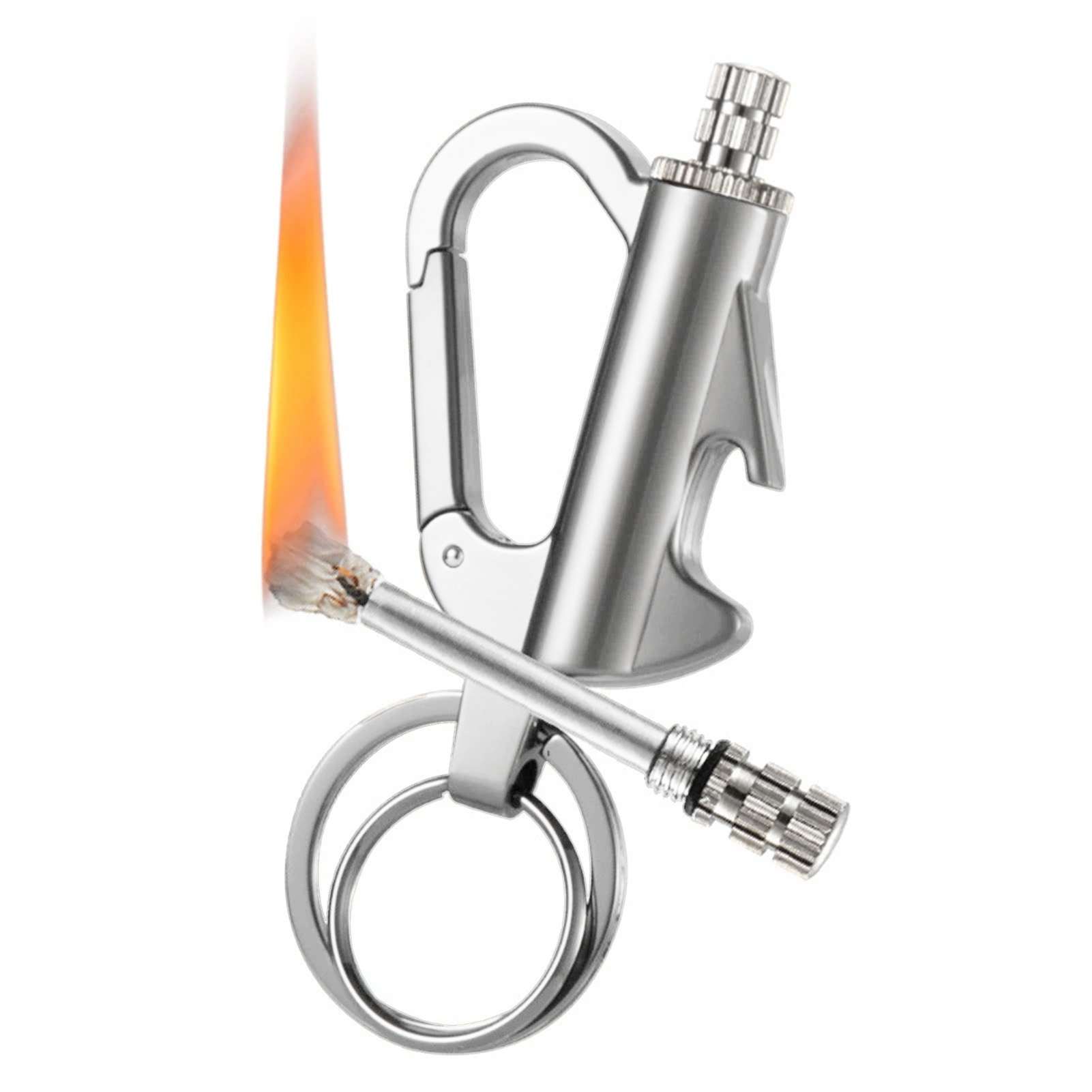 Permanent Match Lighter Keychain Waterproof Survival Fire Starter